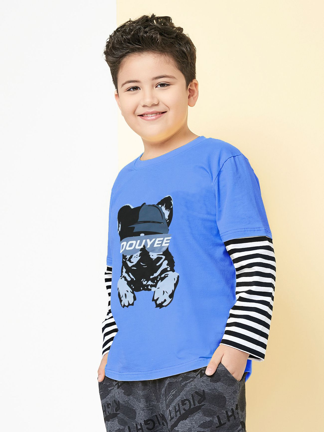 Boys Long Sleeve Stripe Splicing T Shirts Round Neck Cartoon Print Tops Kids Clothes - Clothing, Shoes & Jewelry - Temu Boys Long Sleeve Stripe Splicing T Shirts Round Neck Cartoon Print Tops Kids Clothes - Clothing, Shoes & Jewelry - Temu