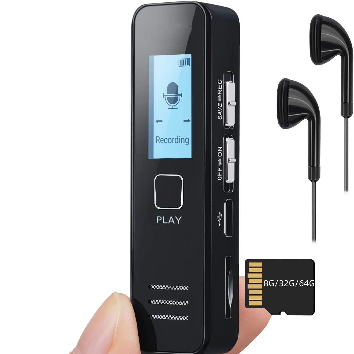 Mini Voice Recorder Digital Voice Recorder Pocket Tape - Temu