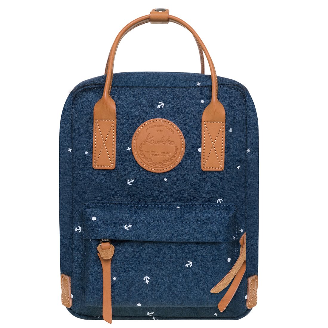 Small Navy Blue Leather Backpack for women - Stylish Leather Bag