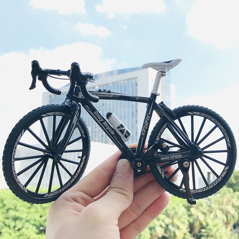 Réplique de vélo tandem à l'échelle 1:10 modèle de vélo collection jouet  cadeau