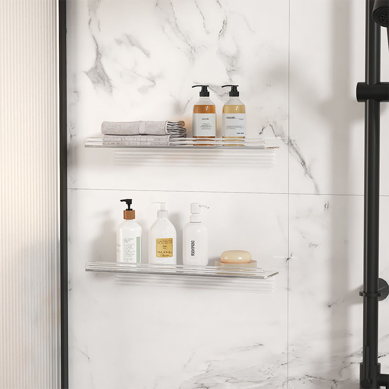 Acrylic Shower Shelf Shower Caddies Shelf Floating Shelves for Bathroom  Wall
