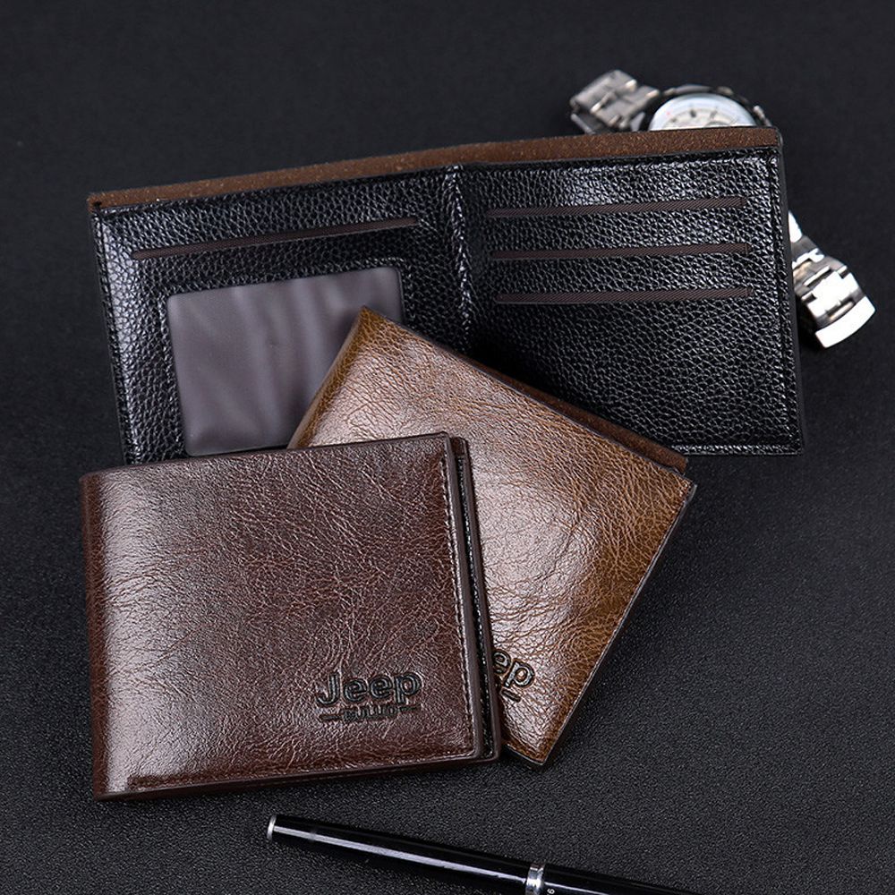 JEEP BULUO Brand PU Leather Clutch Bag In Three Colors, New Style Men's  Wallet, Long Card Bag, Men's Wallet, Zipper, Large Capac