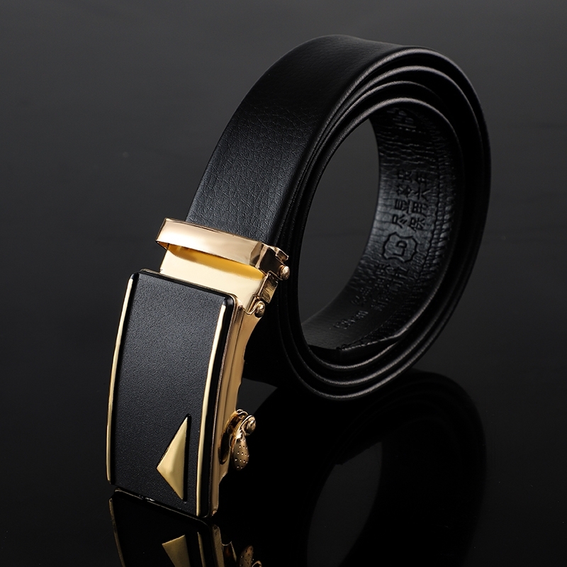 Luxury Mens Automatic Buckle Belt With Designer Stripe Letter