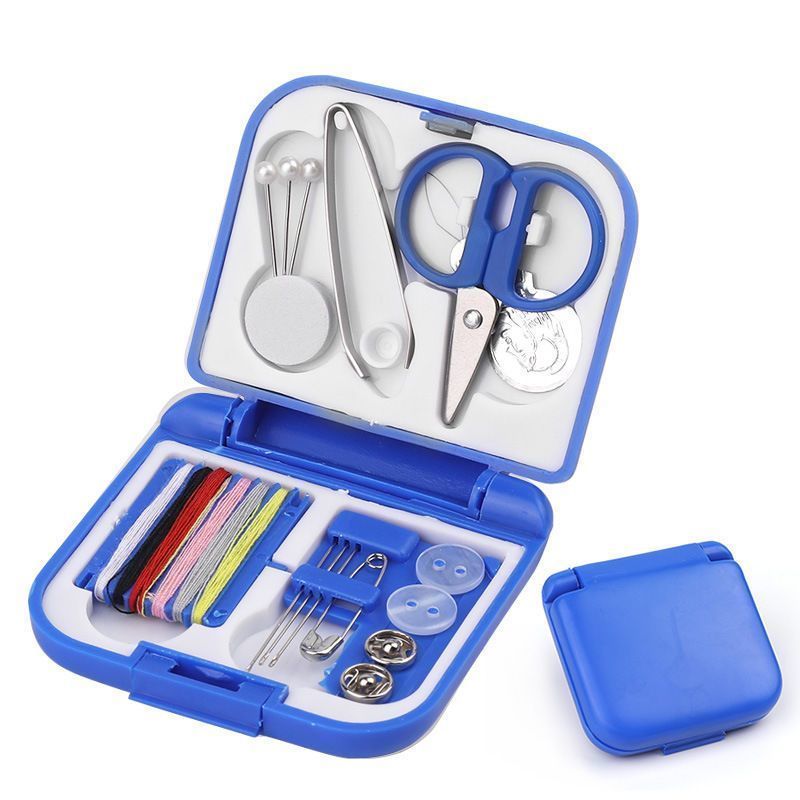 solacol Mini Sewing Kit Sewing Thread Kit Thread for Sewing Travel Sewing  Kit Thread Needles Mini Case Plastic Scissors Outdoor Hot Set Needle and  Thread Kit for Sewing Travel Sewing Kit Mini 
