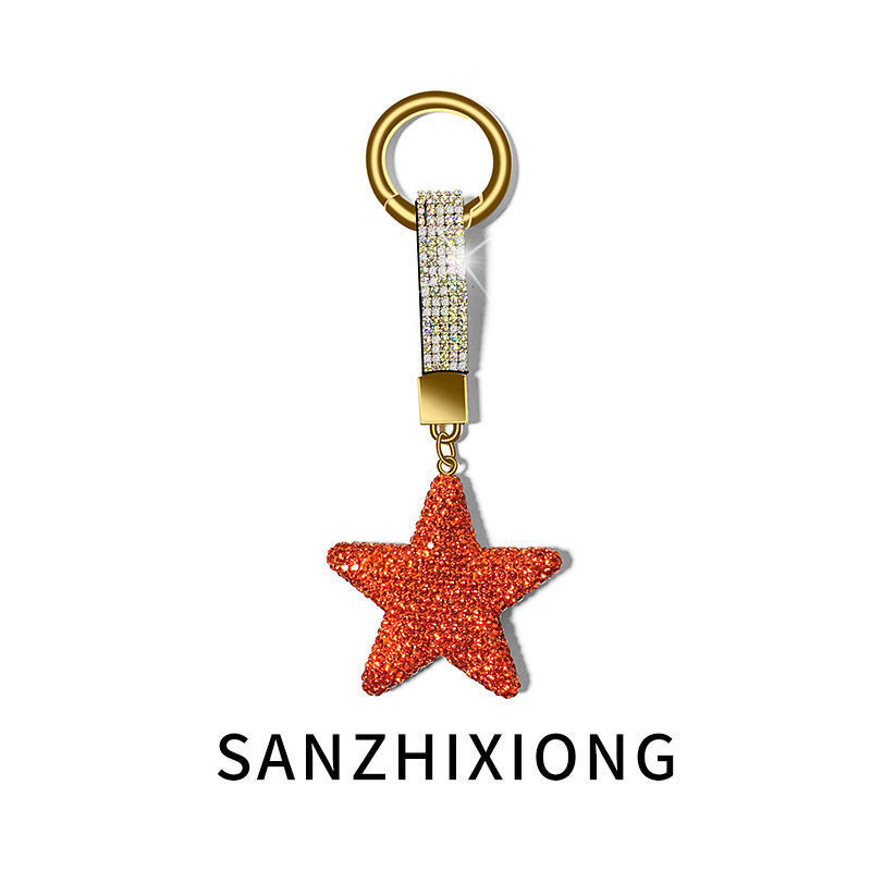 Rhinestone Car Key Chain Accessories