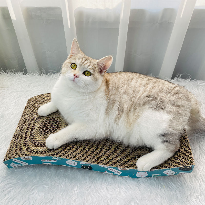 Cat Scratcher Cardboard S Shaped Fast Life Helper Cat Scratching 