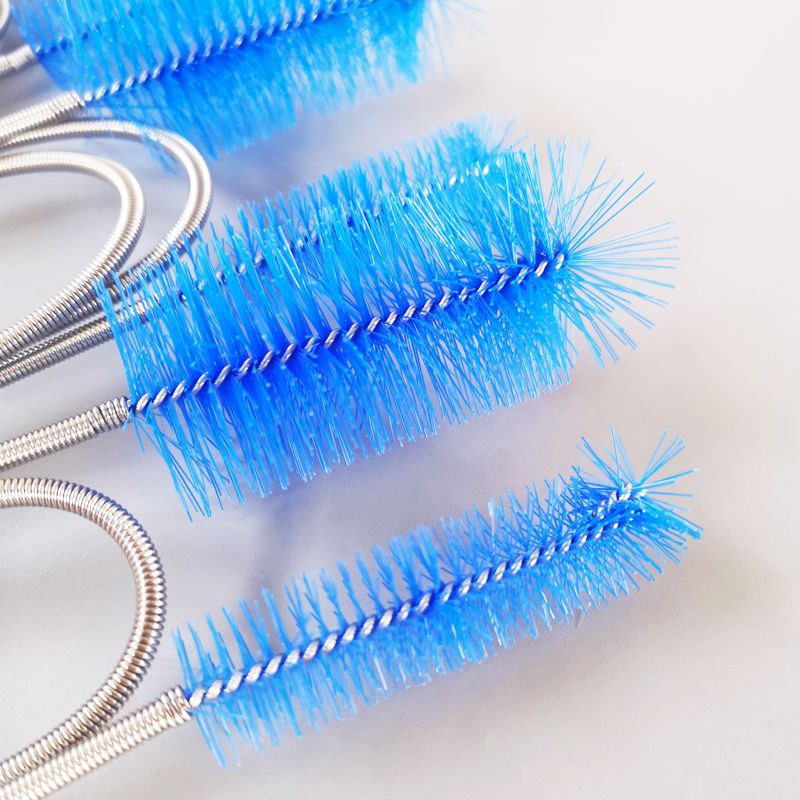 Aquarium Filter Brush Set, Flexible Double Ended Bristles Hose