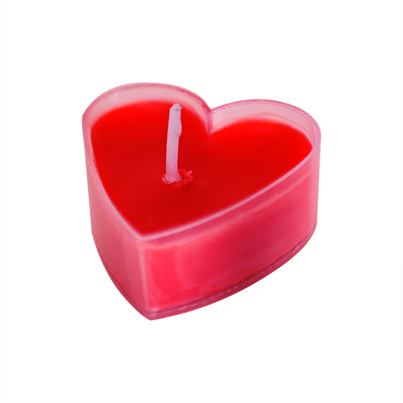 Plastic Valentines Day Love Heart Crystal Candle - Temu