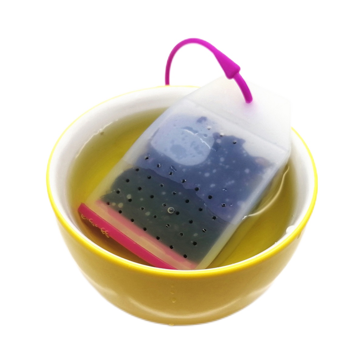 Infusores de té únicos y lindos para té suelto divertido, coladores y  filtros de té de silicona, té de hojas sueltas reutilizables más empinadas