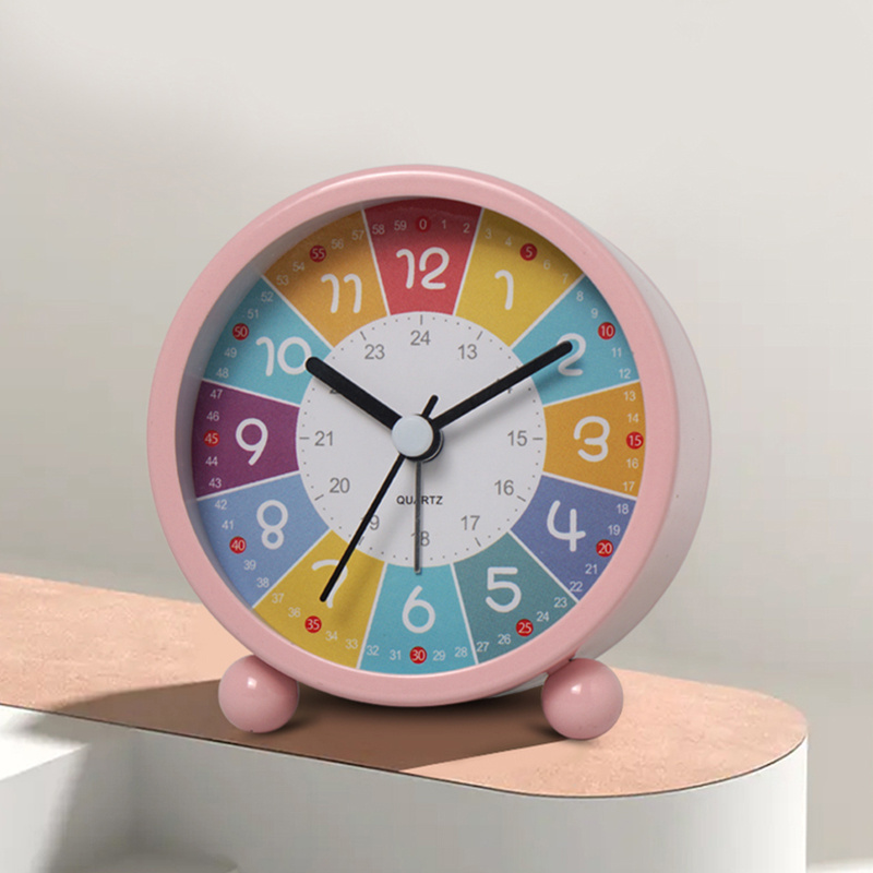 alarma de mesa despertador digital para niños 7 color cambiante luz noche  reloj niñas dormitorio con temperatura interior