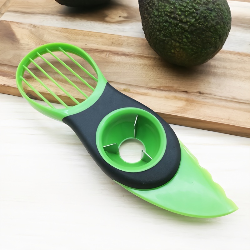 Avocado Peeler 3 In1 Avocado Slicer Tool,Three in One Avocado Slicer,Green  Avocado Cutter and