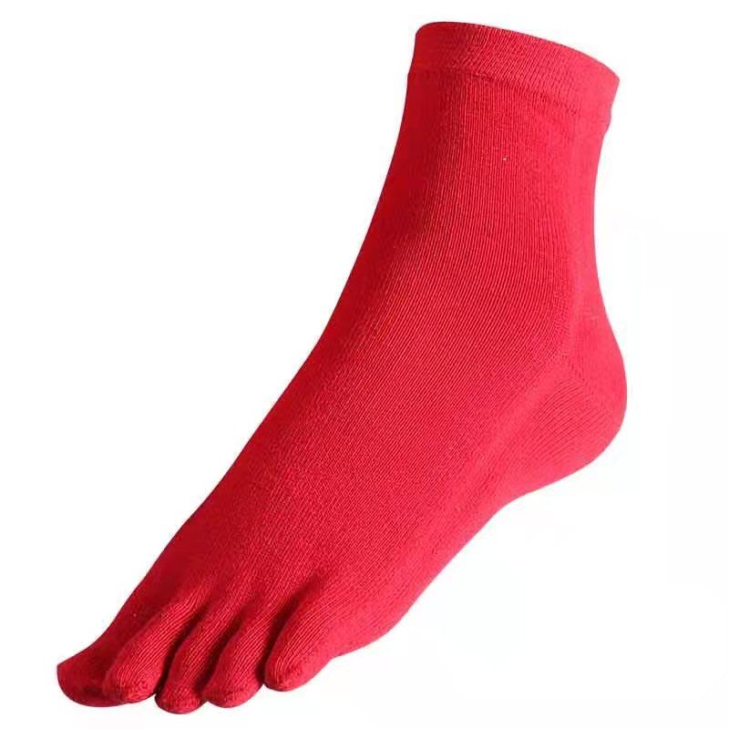 Cut Out Five Fingers Socks Calcetines Tobillo Bajos Suaves - Temu Chile