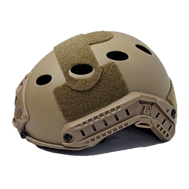 Juego de casco táctico rápido Airsoft, casco de paintball con auriculares  militares con cancelación de ruido, gafas, bolsa de batería, luz de señal
