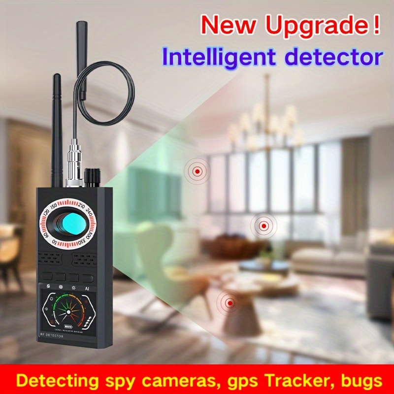 Detectores de cámara oculta, antiescucha oculta, insectos, espía RF,  dispositivo Singal, detector de rastreador GPS para viaje, hogar, oficina,  hotel