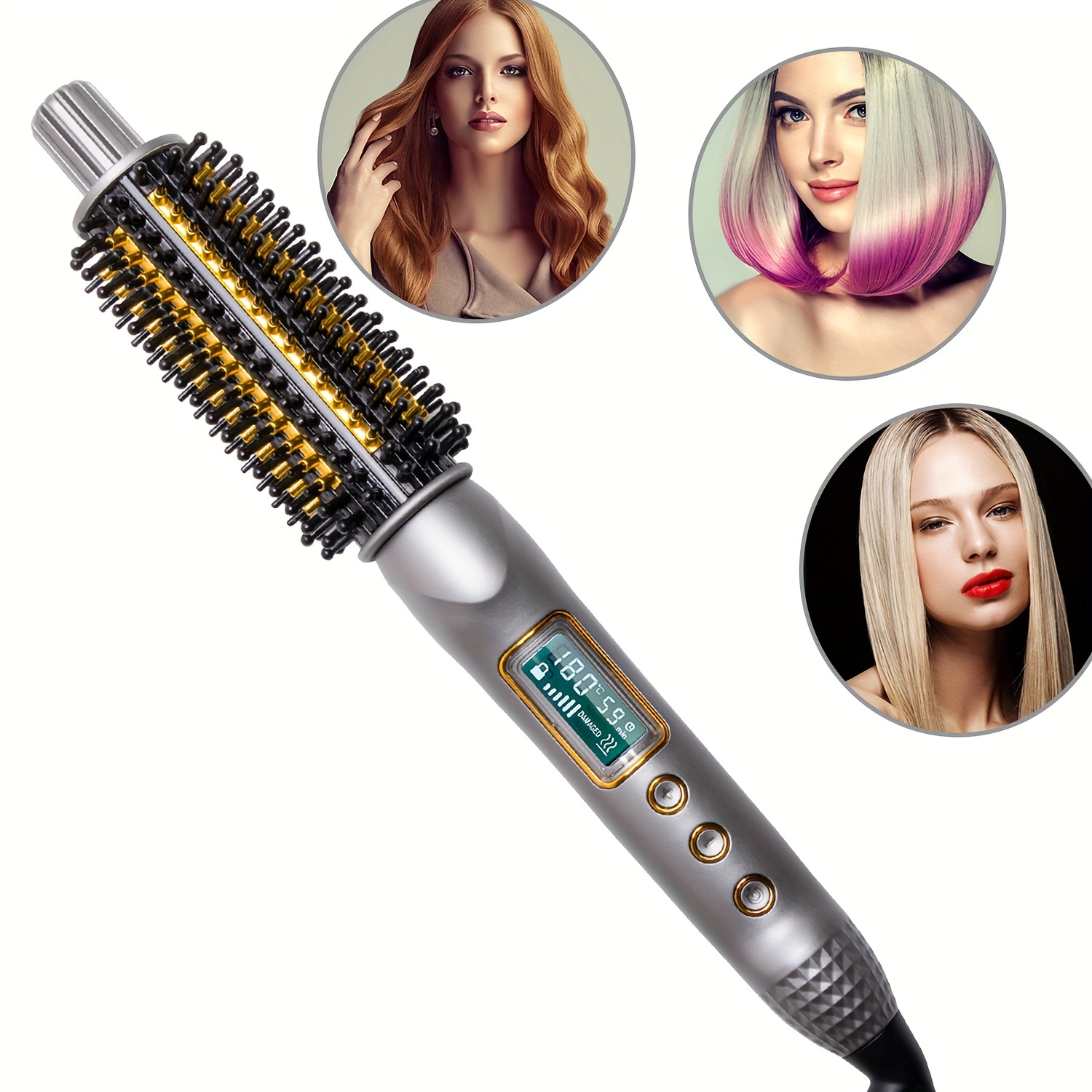 7 in 1 Hair Dryer Brush, 110,000 RPM High Speed Ionic Hair Dryer with  Diffuser, Magic Twist Air Style, Hair Straightener Brush, Air Curling Iron,  3 Temps & 3 Speeds Hair Dryer, Christm 