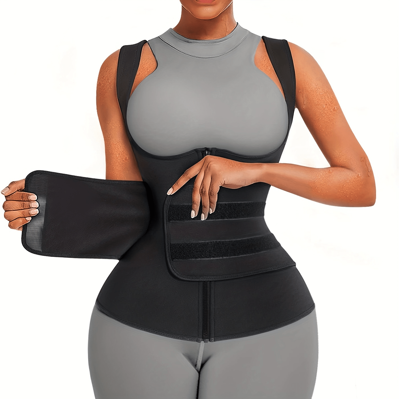 Order A Size Hoplynn Neoprene Sauna Sweat Waist Trainer - Temu Canada