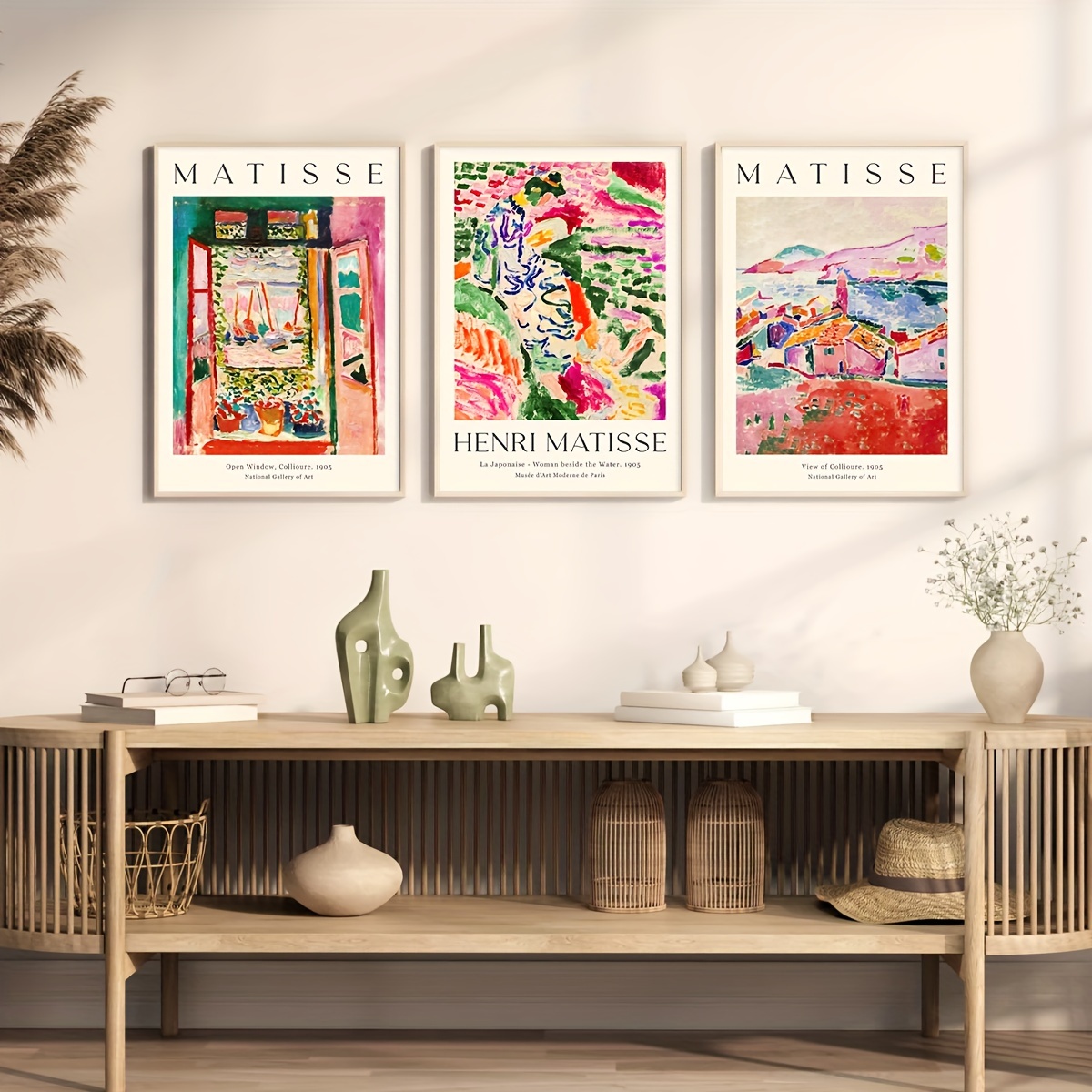 Galería de cuadros con marco blanco - Matisse DÉCORATION MURALE