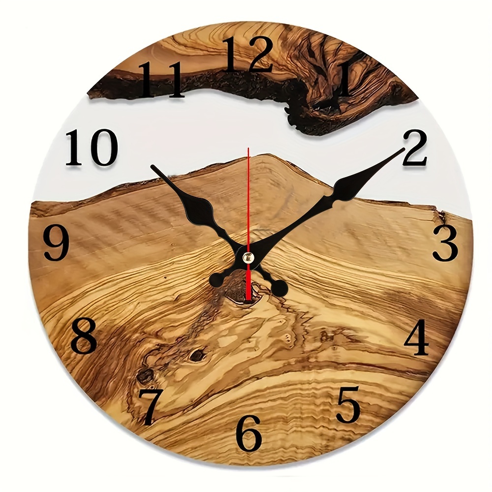 Wood Clock - Temu