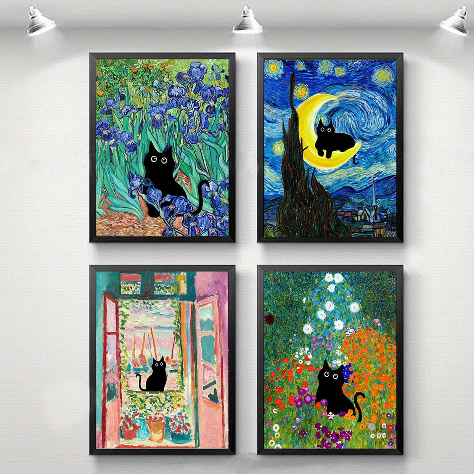 Cuadros Para Pintar Por Numero Noche Estrellada Van Gogh C/Pinturas :  : Hogar y Cocina