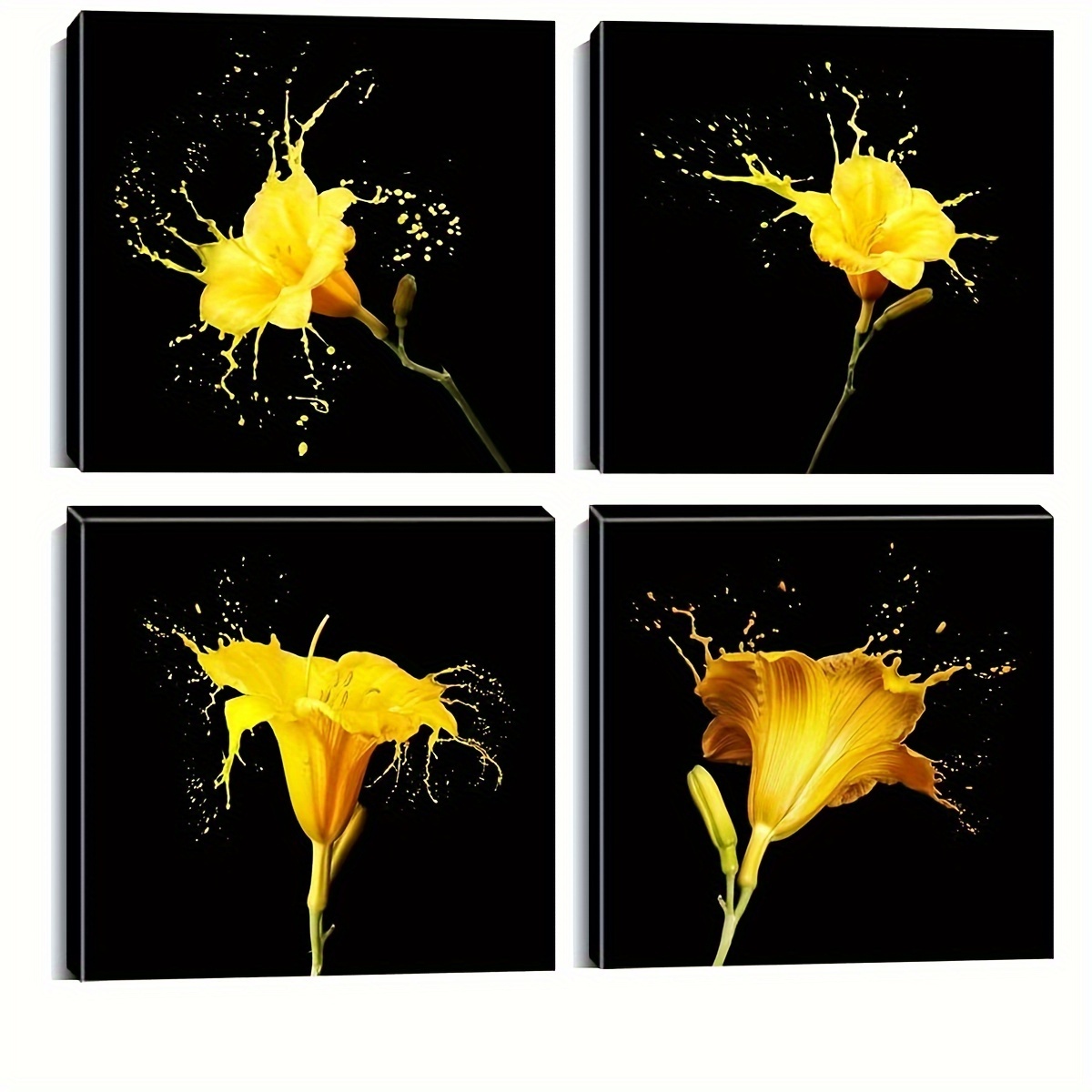 1 Unid Floral Canvas Prints Wall Art Farmhouse Baño - Temu Chile