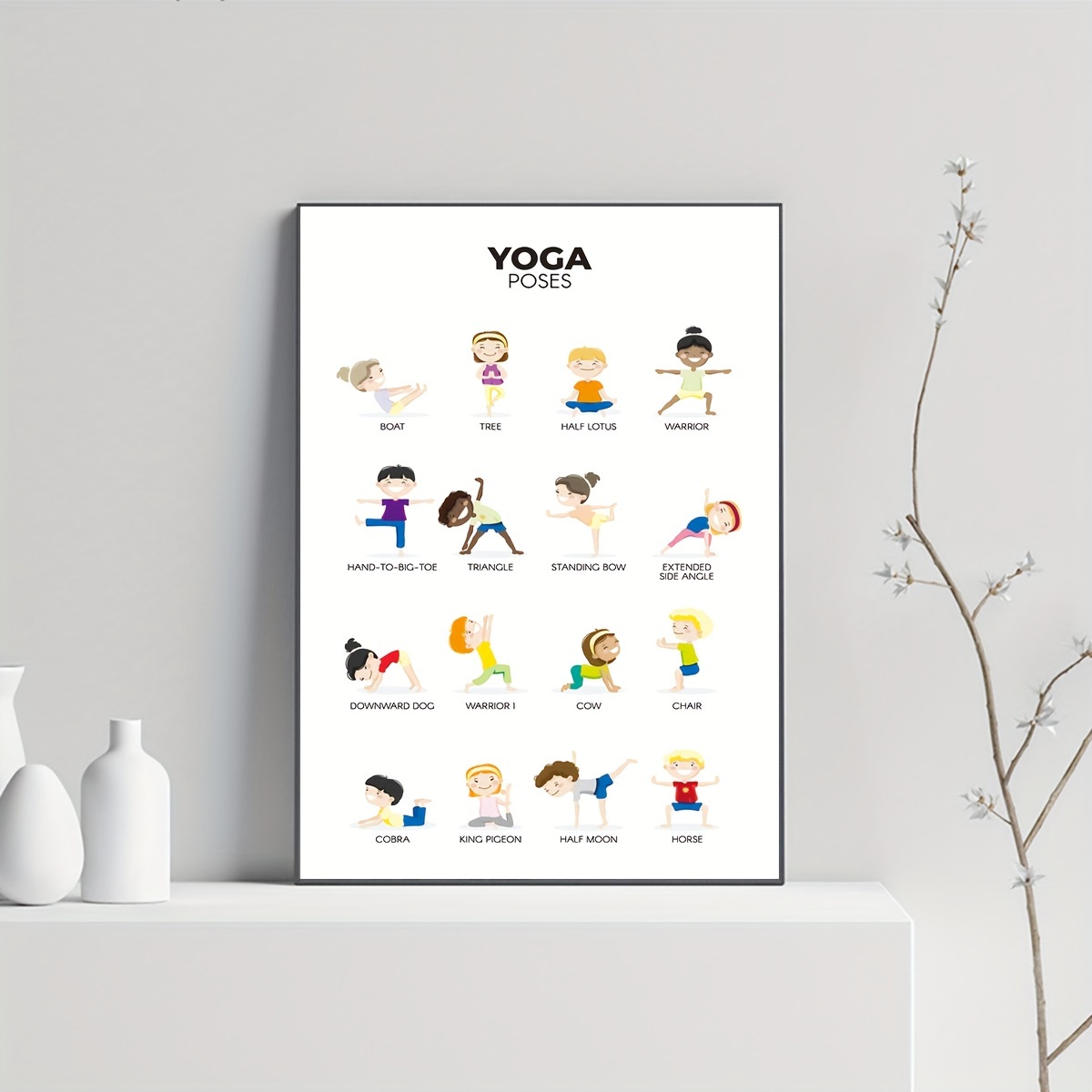 Beginner Free Printable Yoga Poses - Temu