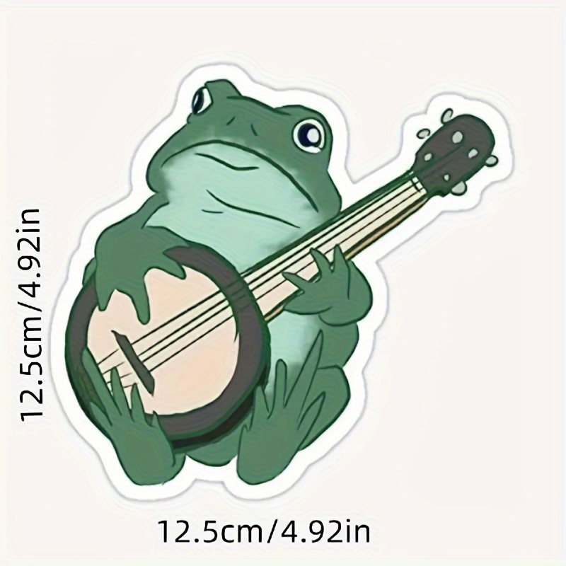 Party Yeah 50Pcs Cartoon Frog Kermit Stickers Laptop Guitar Fridge  Skateboard Decal