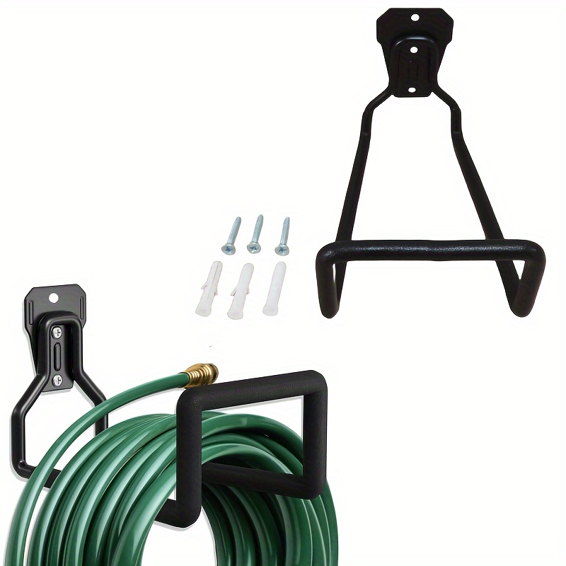 1pc Garden Hose Wall Mounted Tap Watering Hose Organizer Storage