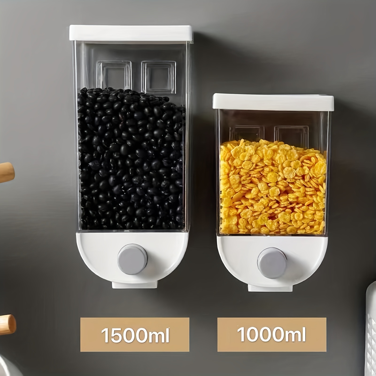 1pc Dry Food Dispenser Cereal Dispenser 5 5l Oatmeal Machine Kitchen  Miscellaneous Grain Storage Tank Oatmeal Dried Fruit Snack Storage Tank  Food Storage Cans Kitchen Accessories, Check Out Today's Deals Now