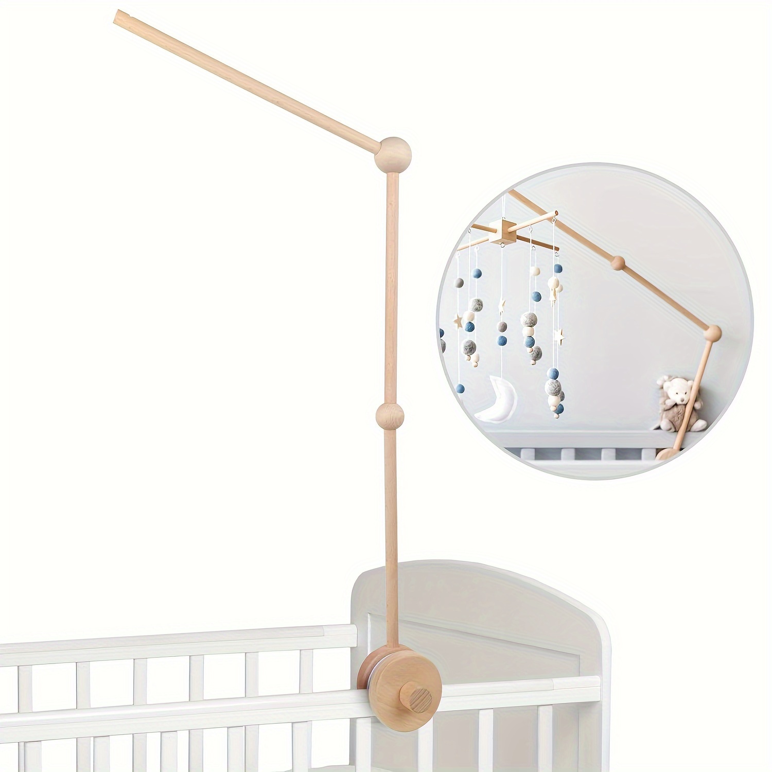 Baby Crib Mobile - HBM Baby Mobile Nursery Mobile Bed Bell with Music 
