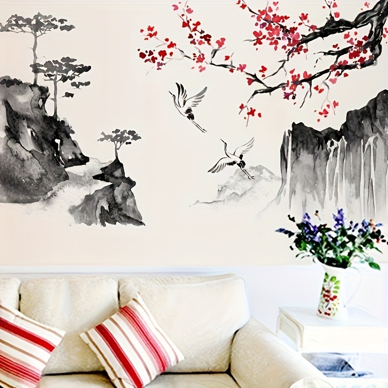 Chinese Wall Art The Man Play Music Oil Painting Living Room Wall