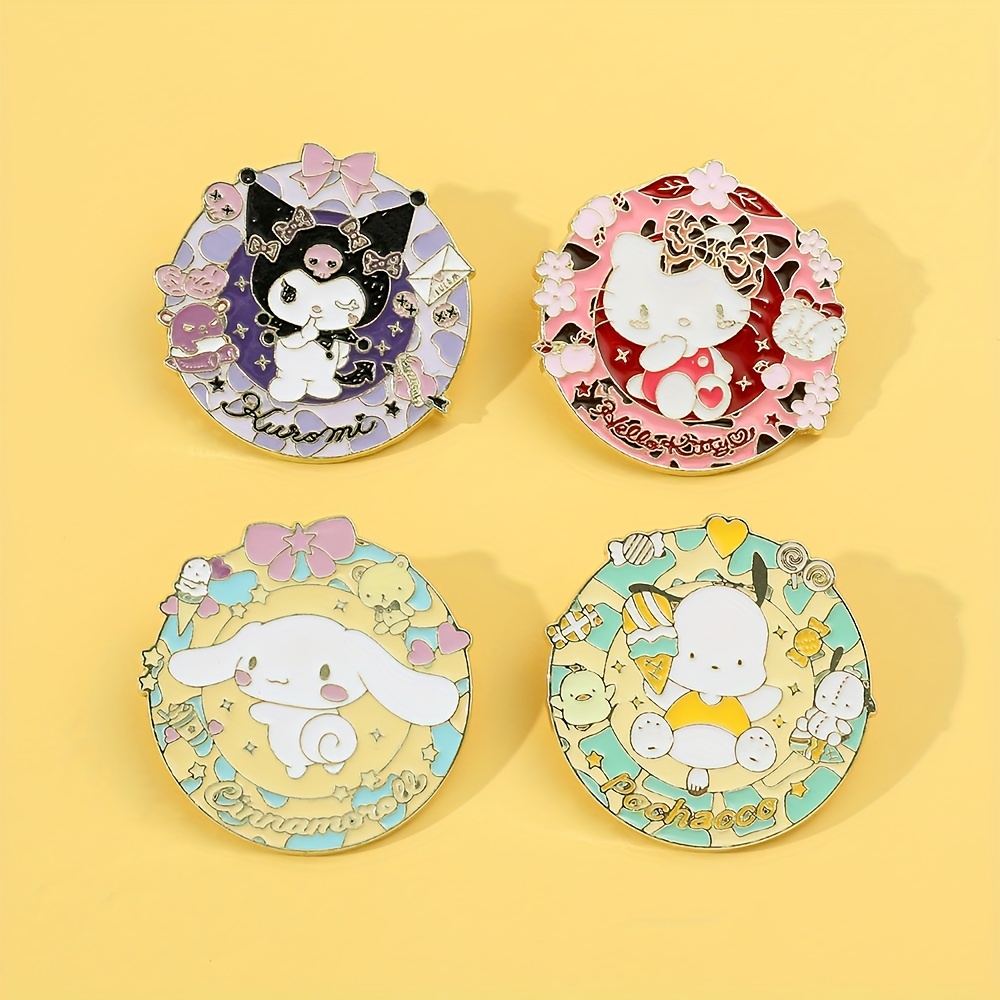 30pcs Enamel Kuromi My Melody Hello Kitty Charms for Necklace