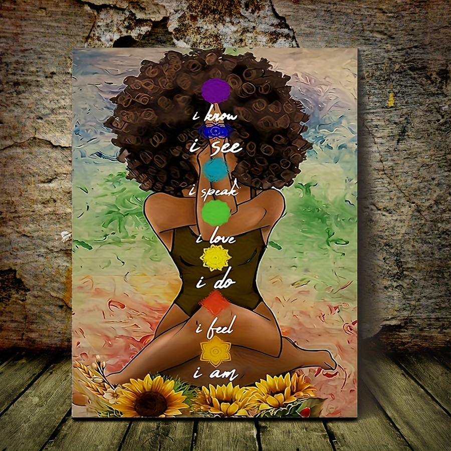 Funny Black Girl Art Wall Decor Black Girl Magic Wall Art - Temu