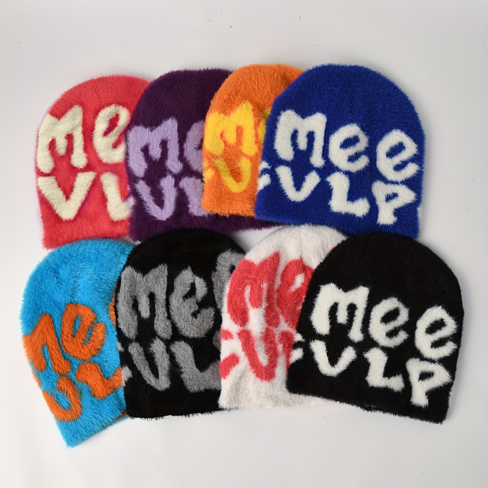 MEA CULPA Unisex Hip Hop Beanie Cap Men's Y2K Street Knit Hat Women's  Fashion Trendy Warm Hat