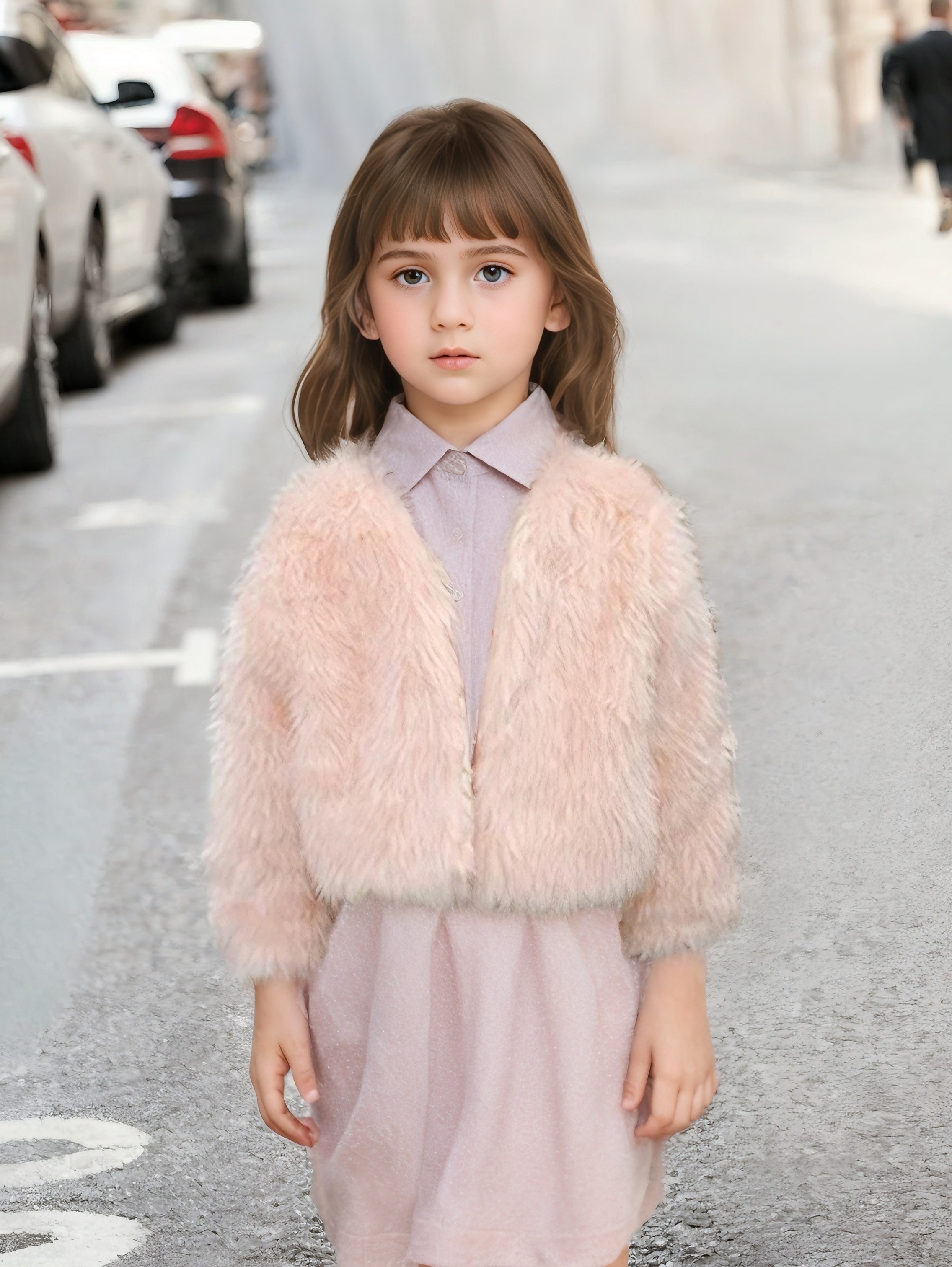 Girls sale fuzzy jacket