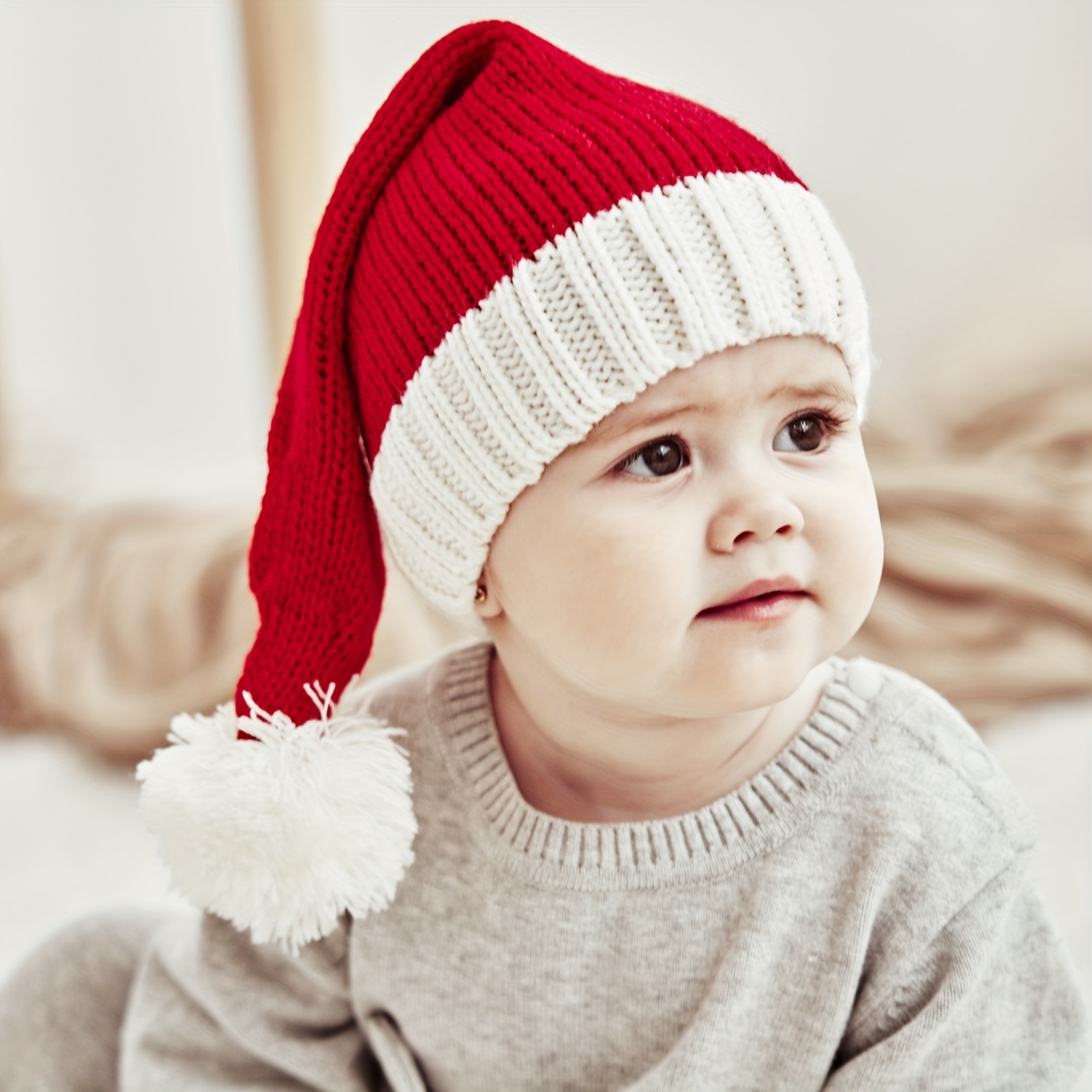 G-Tree Bandeau en tricot pour bébé fille garçon, serre-tête tricoté chaud  et élastique