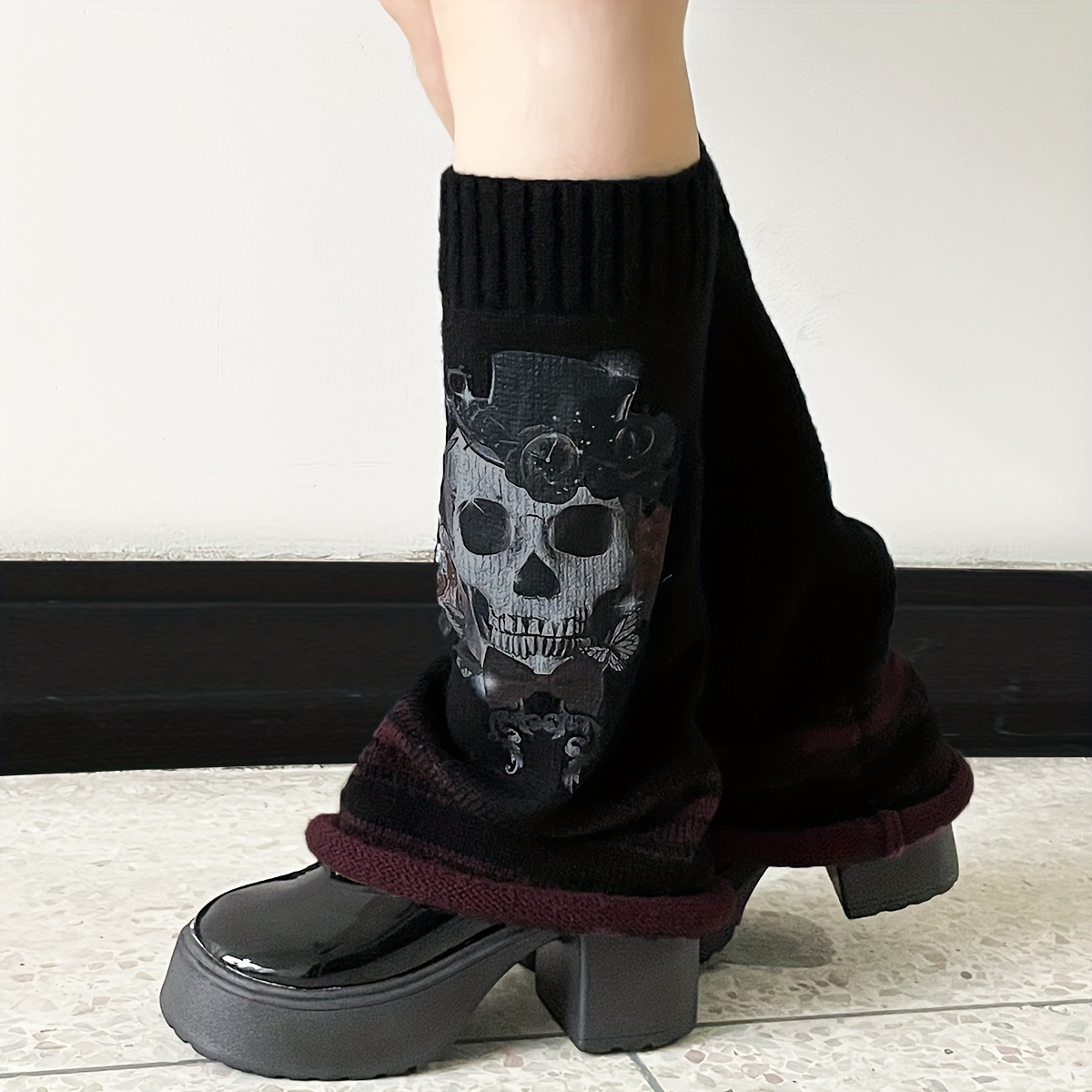 1 Pair Casual Leg Protectors Elastic Leg Warmers Flared Winter Thermal  Ladies Boot Socks Cold Resistant - AliExpress