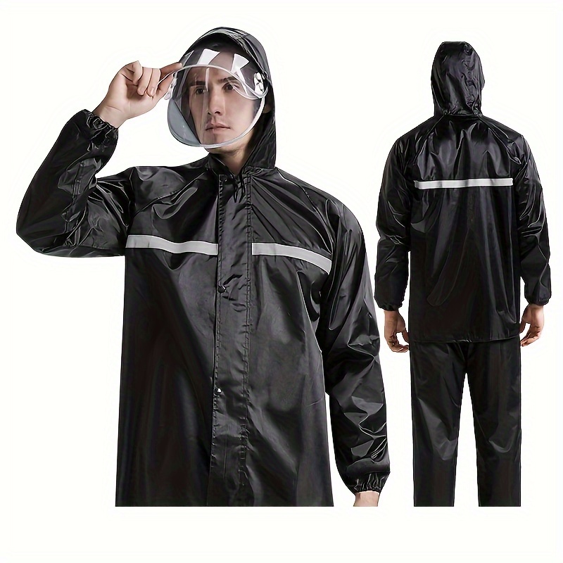 Chaqueta de moto para hombre CE Blindado, Impermeable, para todo clima, S :  Automotriz 