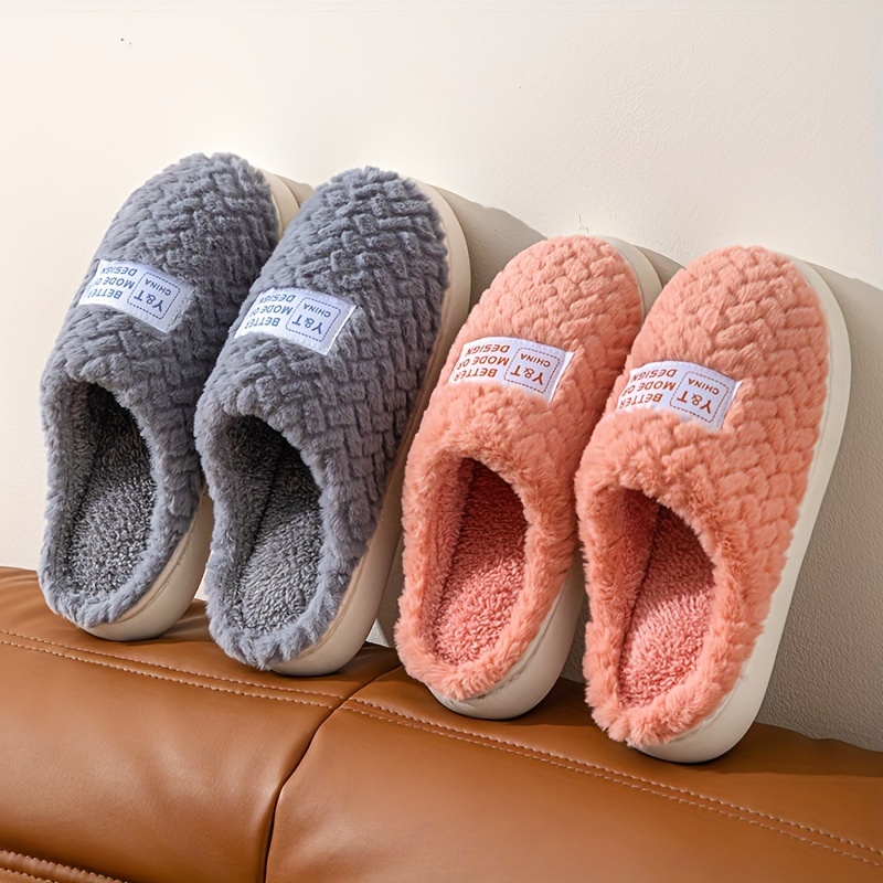Unisex Fluffy Soft Cozy Comfortable Backless Sleeping Slippers for Winter -  China Slipper and Indoor Slippers price