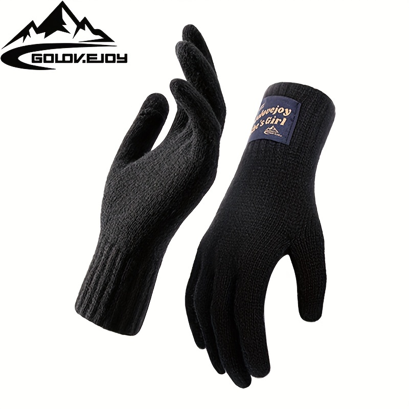 Guantes sin dedos de punto - 50% fibra de alpaca