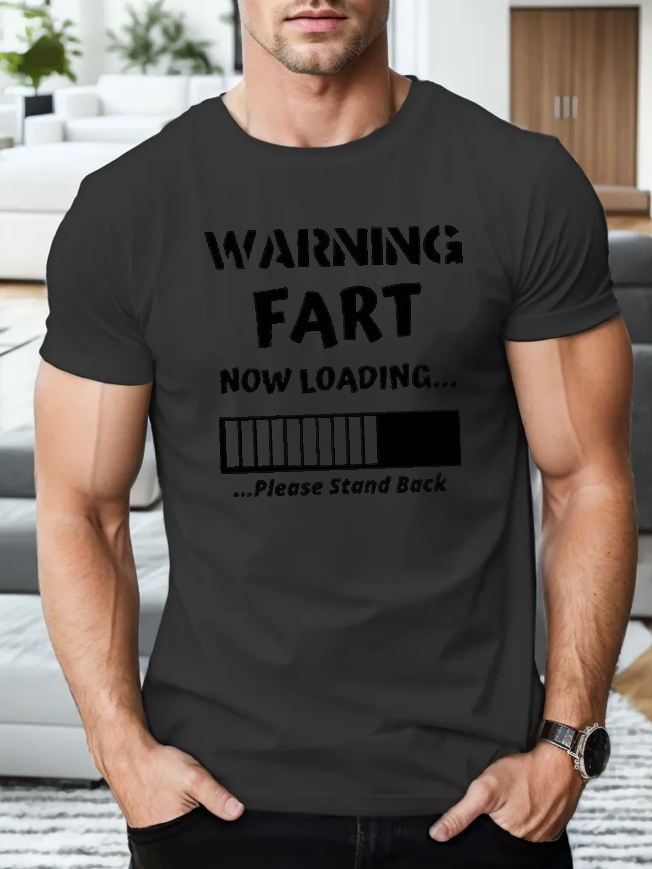 Fart Loading Mens Boxers - Novelty Warning Valentines Day Funny