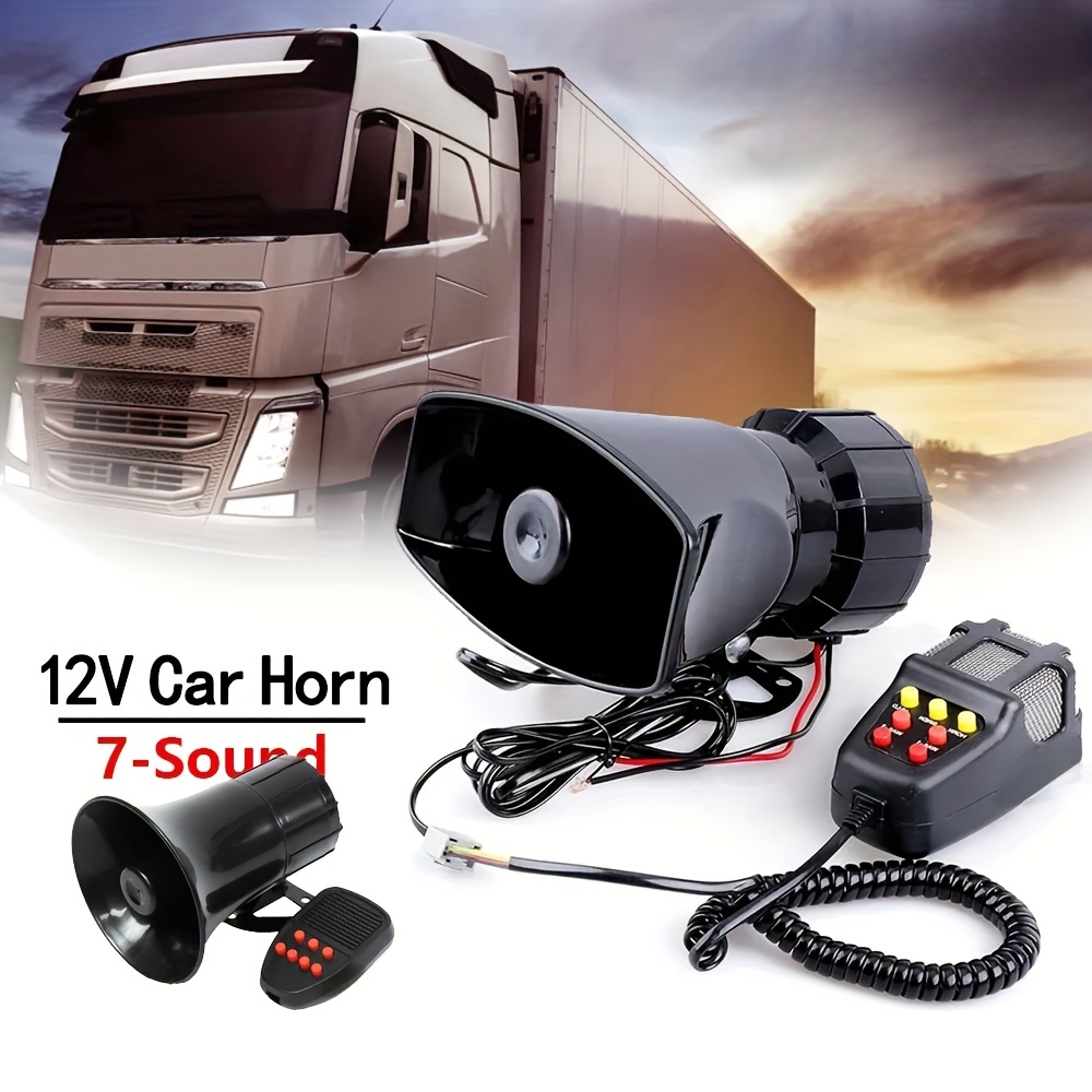 Car Horn Truck Horn 12v Horn Waterproof High low Tone - Temu