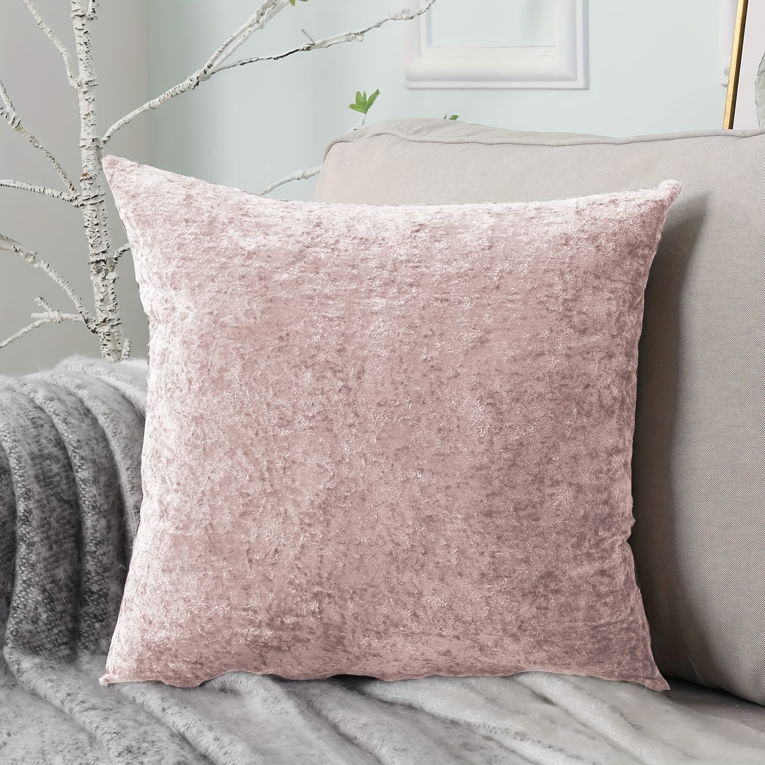 Grey Throw Pillow Covers - Temu