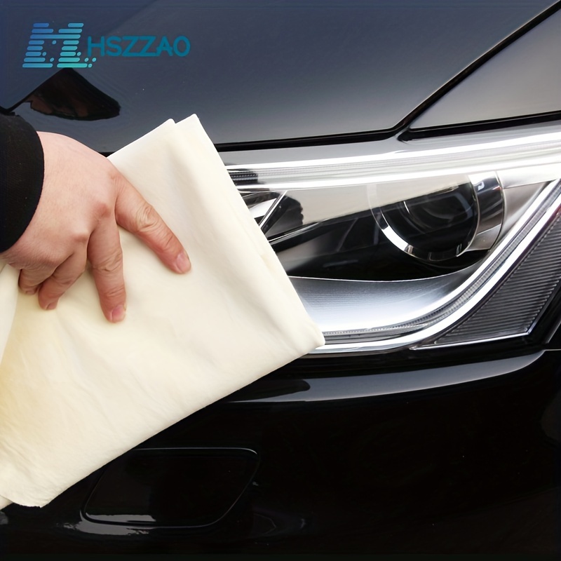 Auto Car Cleaning Chamois Cloth Drying Buffing Washing Synthetic Leather  Shammy