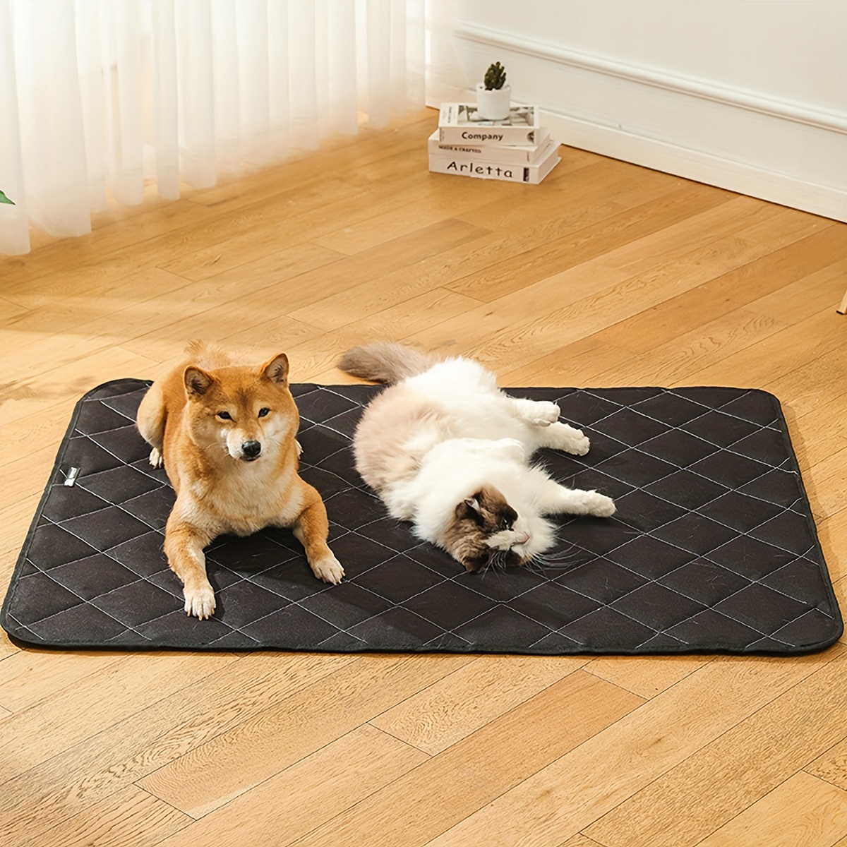 Pet Floor Mat Dog Feeding Mat Waterproof Oil Proof Pu - Temu