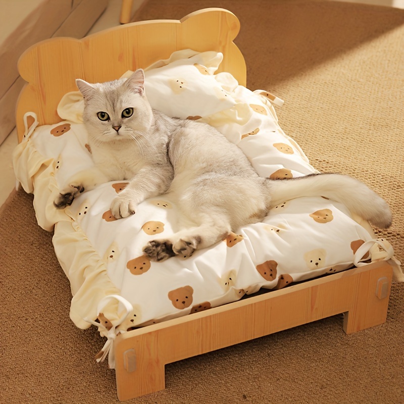Almohada para gatos, almohada para mascotas, almohada pequeña en forma de U  para gatos, almohada suave para mascotas, ultra sensible