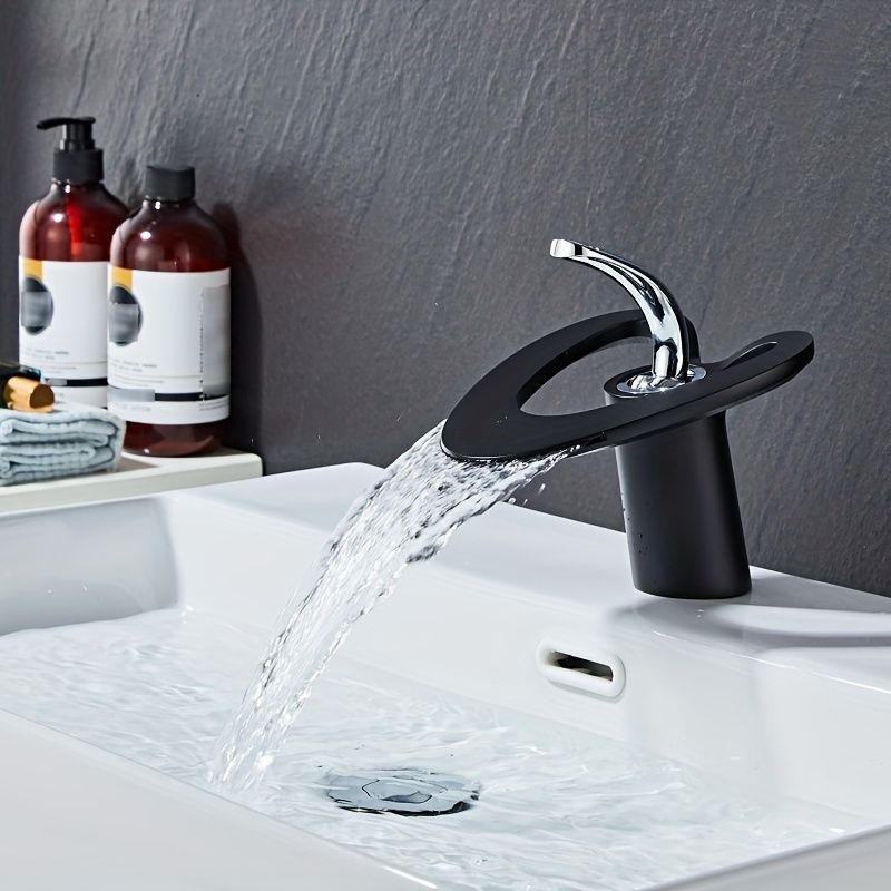 Robinet de salle de bain serpent chorme robinet monotrou robinet de lavabo  grue robinet d'évier robinet mitigeur de lavabo style classique robinet