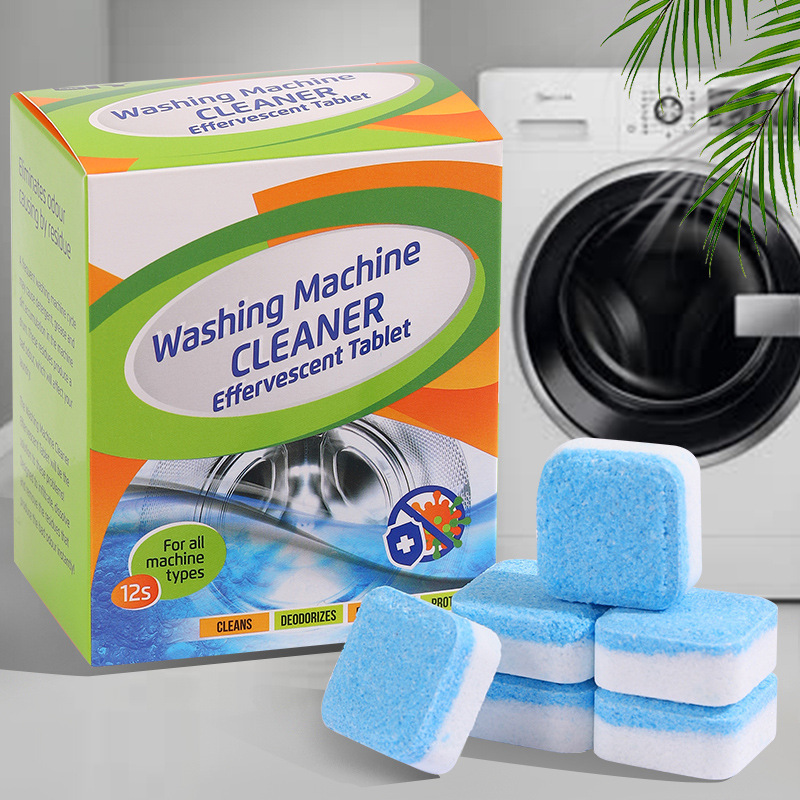 1box, Washing Machine Cleaner Descaler, Deep Cleaning Tablets For