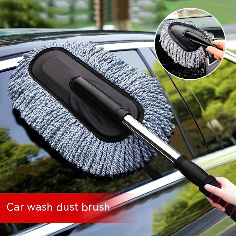 Car Duster, Extendable Long Handle Microfiber Car Duster Exterior Scratch  Free Car Cleaning Tool, Car Dust Brush For Truck, Pickup And Home Cleaning  (