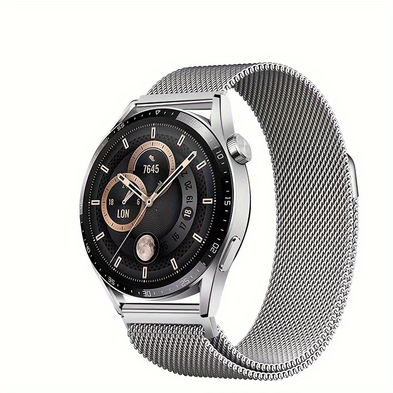 Compre Banda de Reloj de Reemplazo de Correa de Reloj Inteligente de Acero  Inoxidable Para Huami Amazfit T-Rex Pro/Amazfit T-Rex - Plata en China