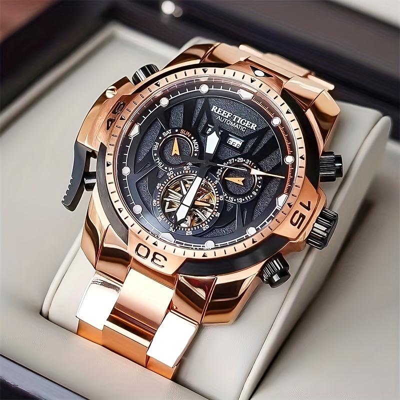 Reloj Para Hombre Relojes Mecánicos Automáticos De Alta Calidad Acero  Inoxidable Estilos Múltiples Reloj Masculino Con Caja Original De 11,3 €